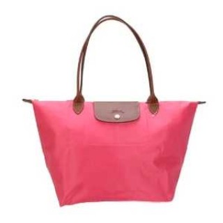 Sac Shopping Boutique Longchamps soldes pas chers La Pliage Large Rose